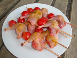 Cuisses de cailles | Marinées Curry 400g